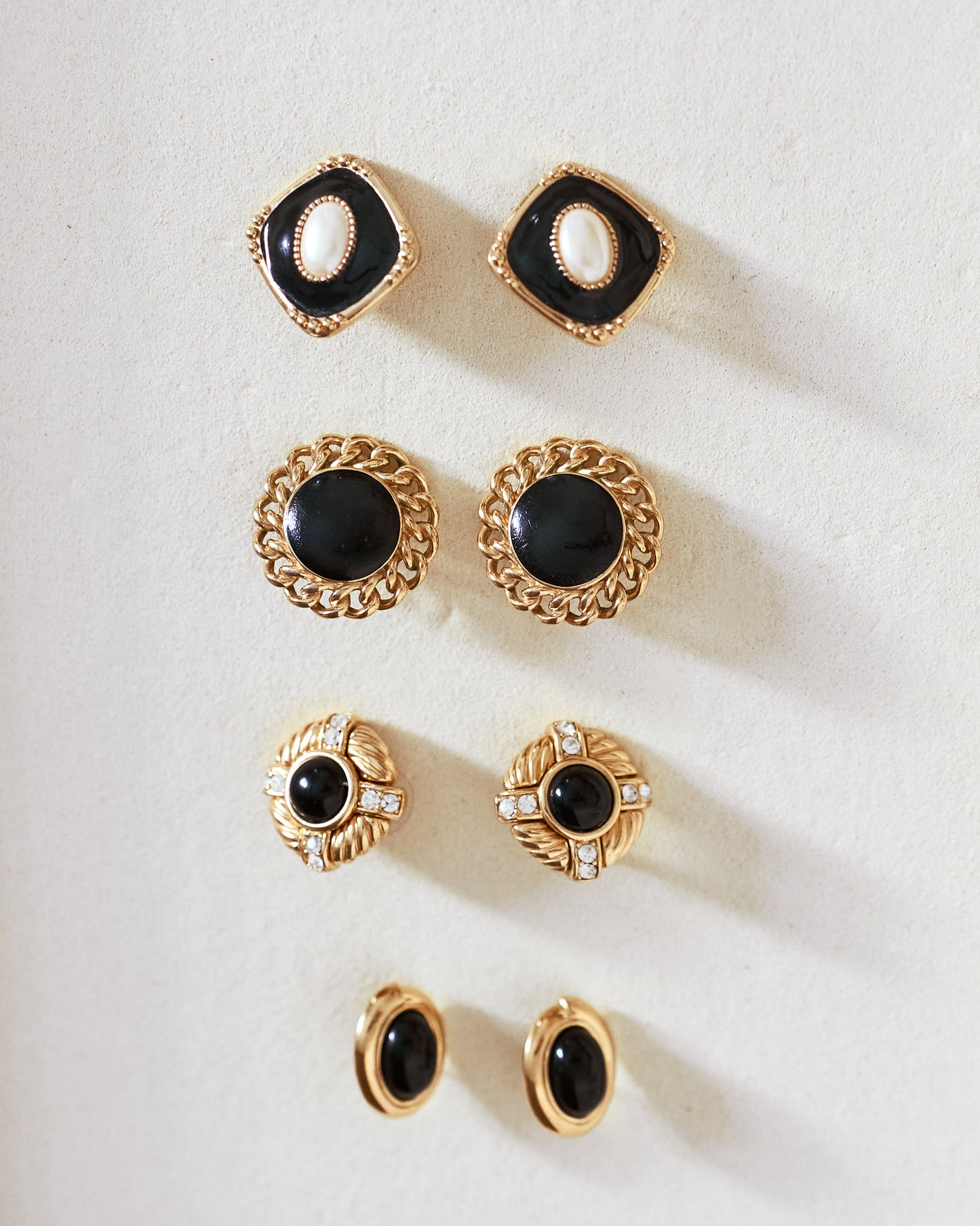 joan rivers earrings black