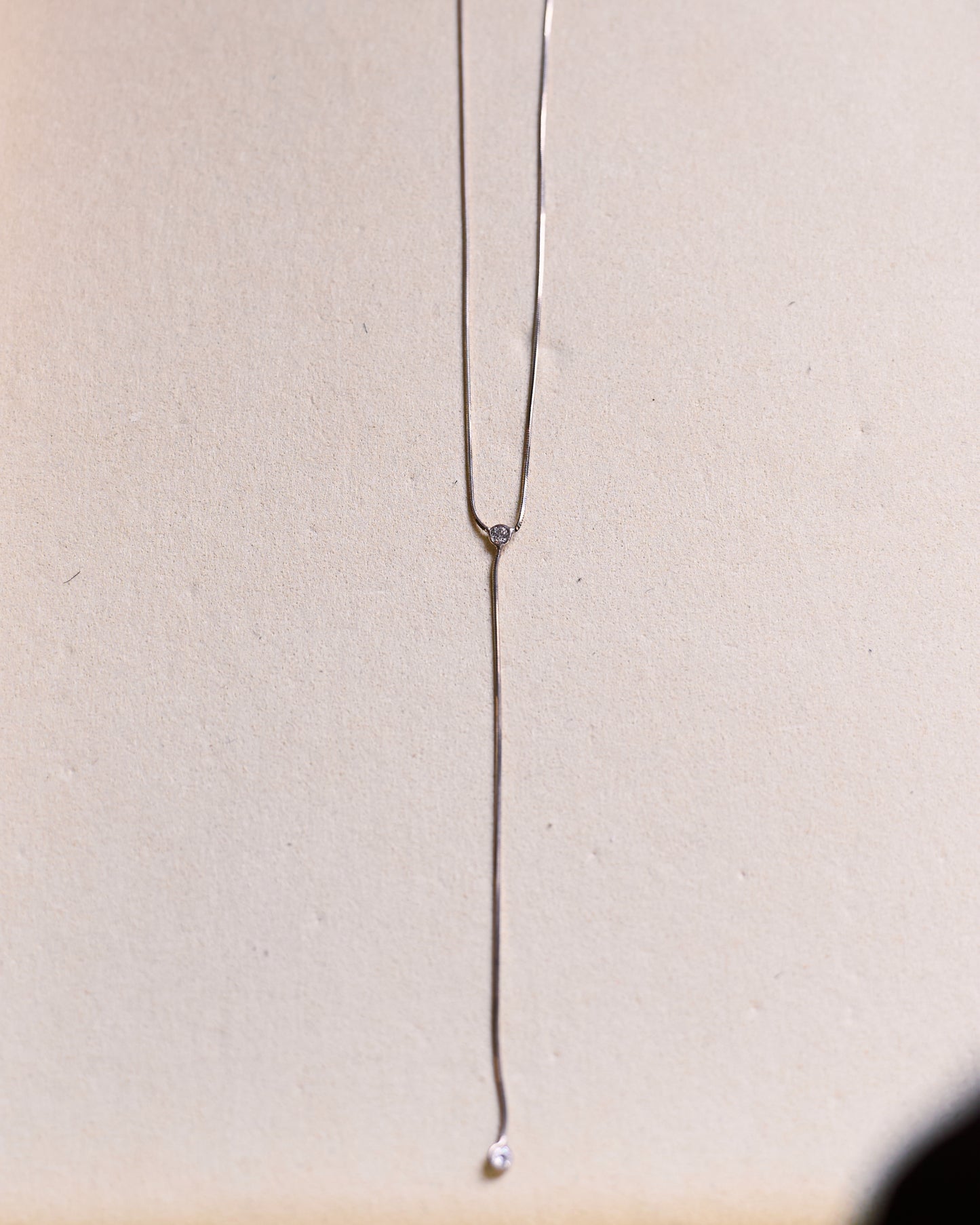 clear necklace