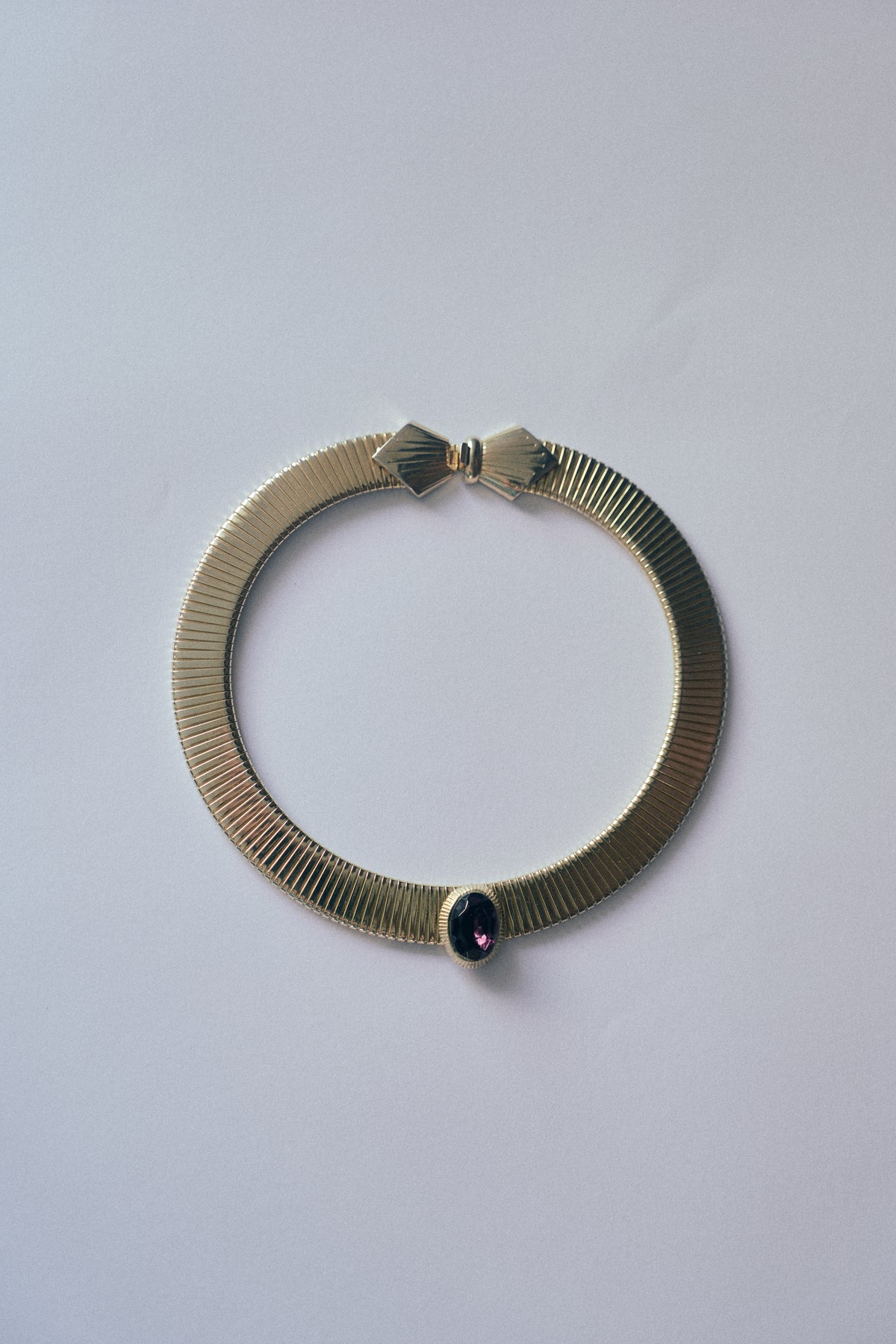 purple necklace