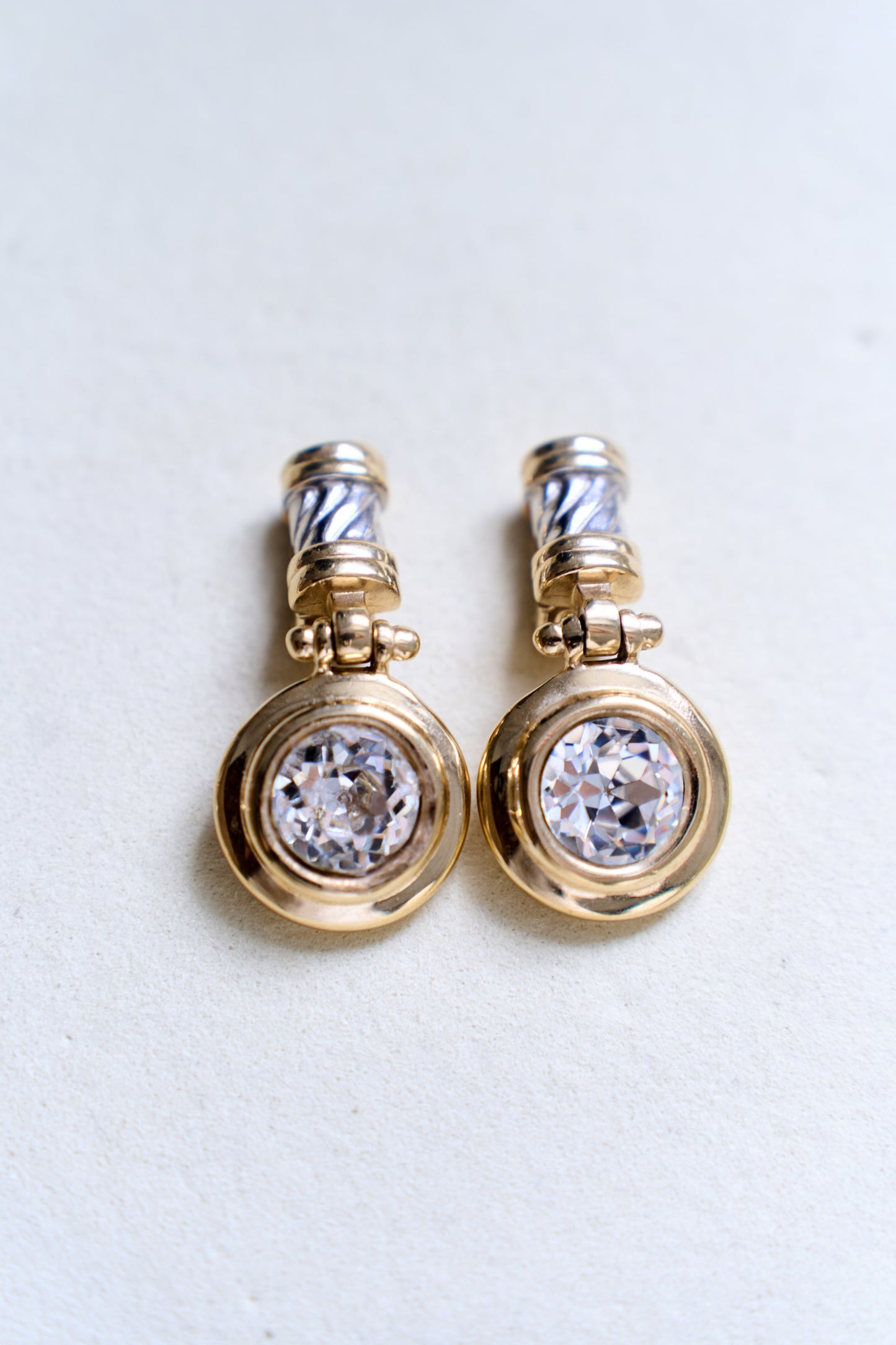 Large Gold Plated Earrings
