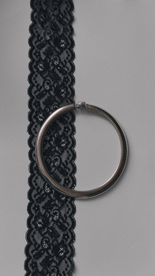 monet silver neckalce