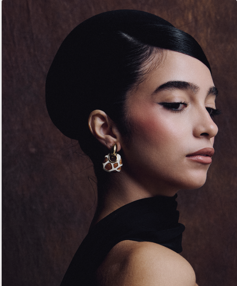 change animal print earrings