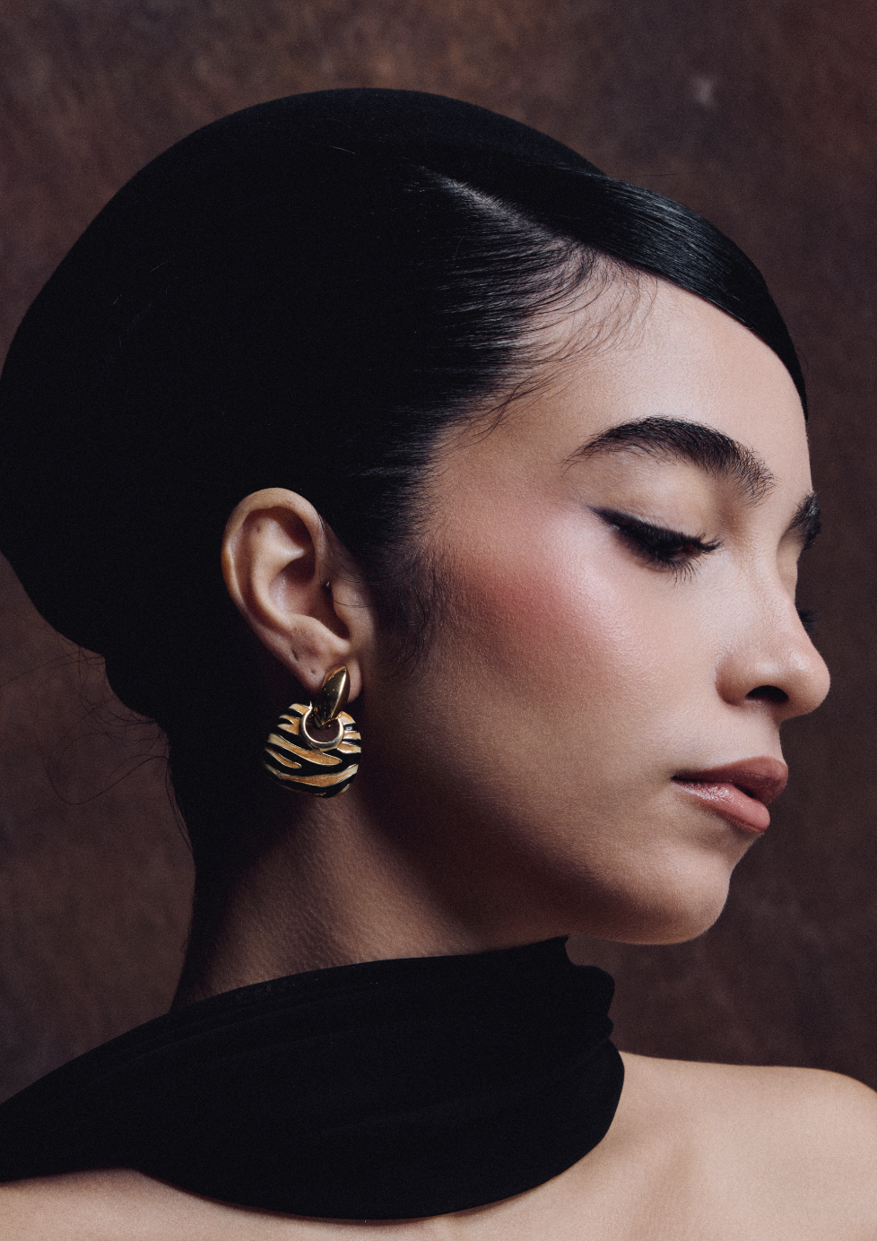 change animal print earrings