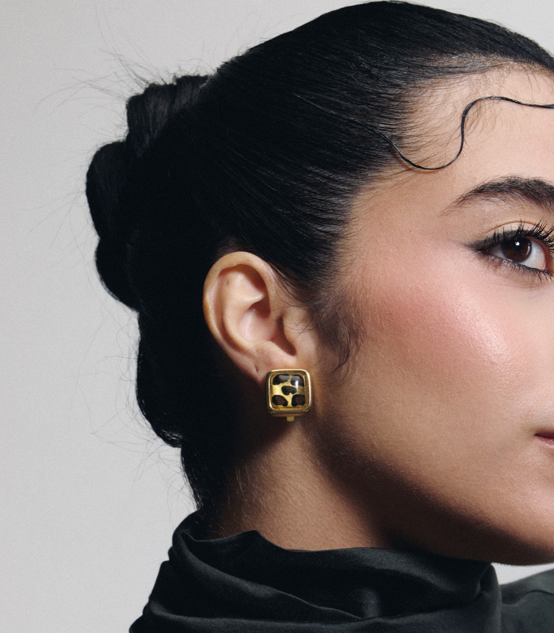 leopard earrings